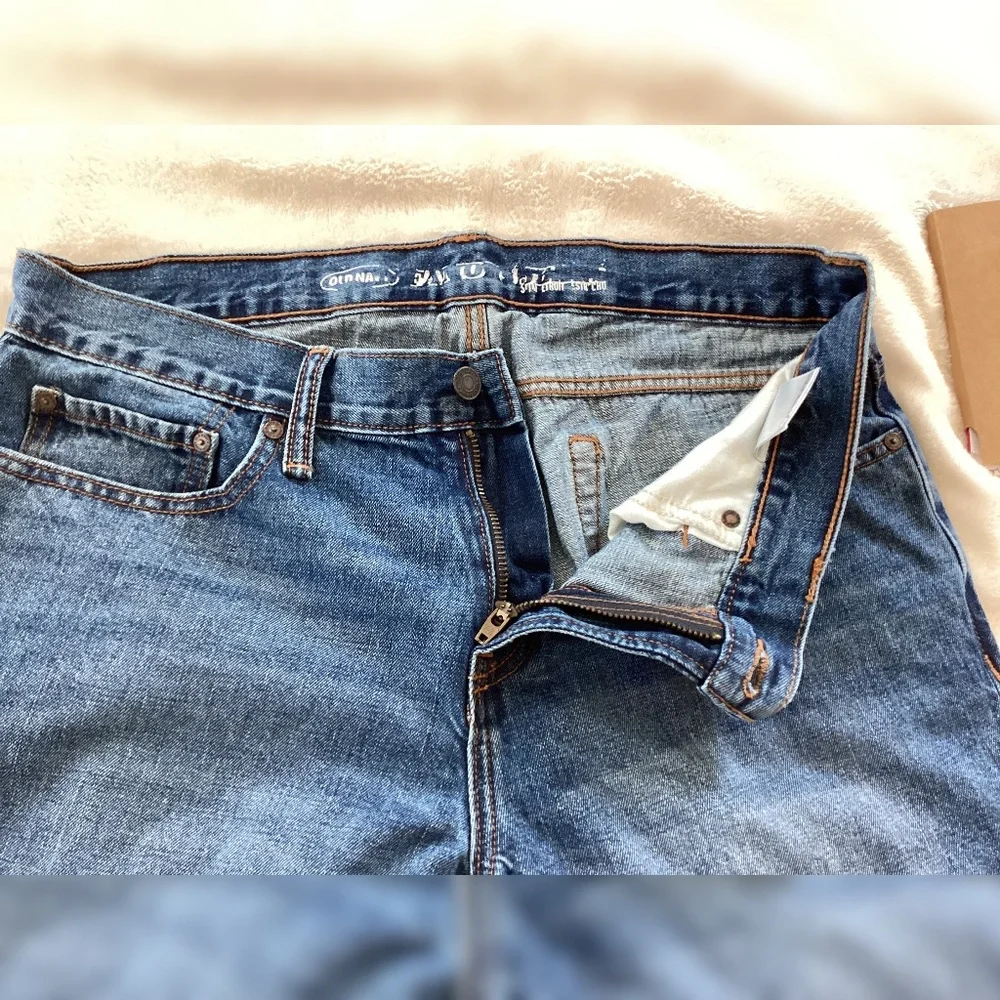 Old Navy Men’s Slim Étroit Jeans – Size 34x32 – Medium Blue